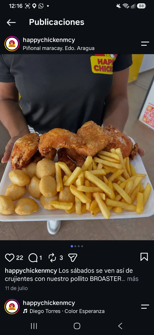 Happy chicken