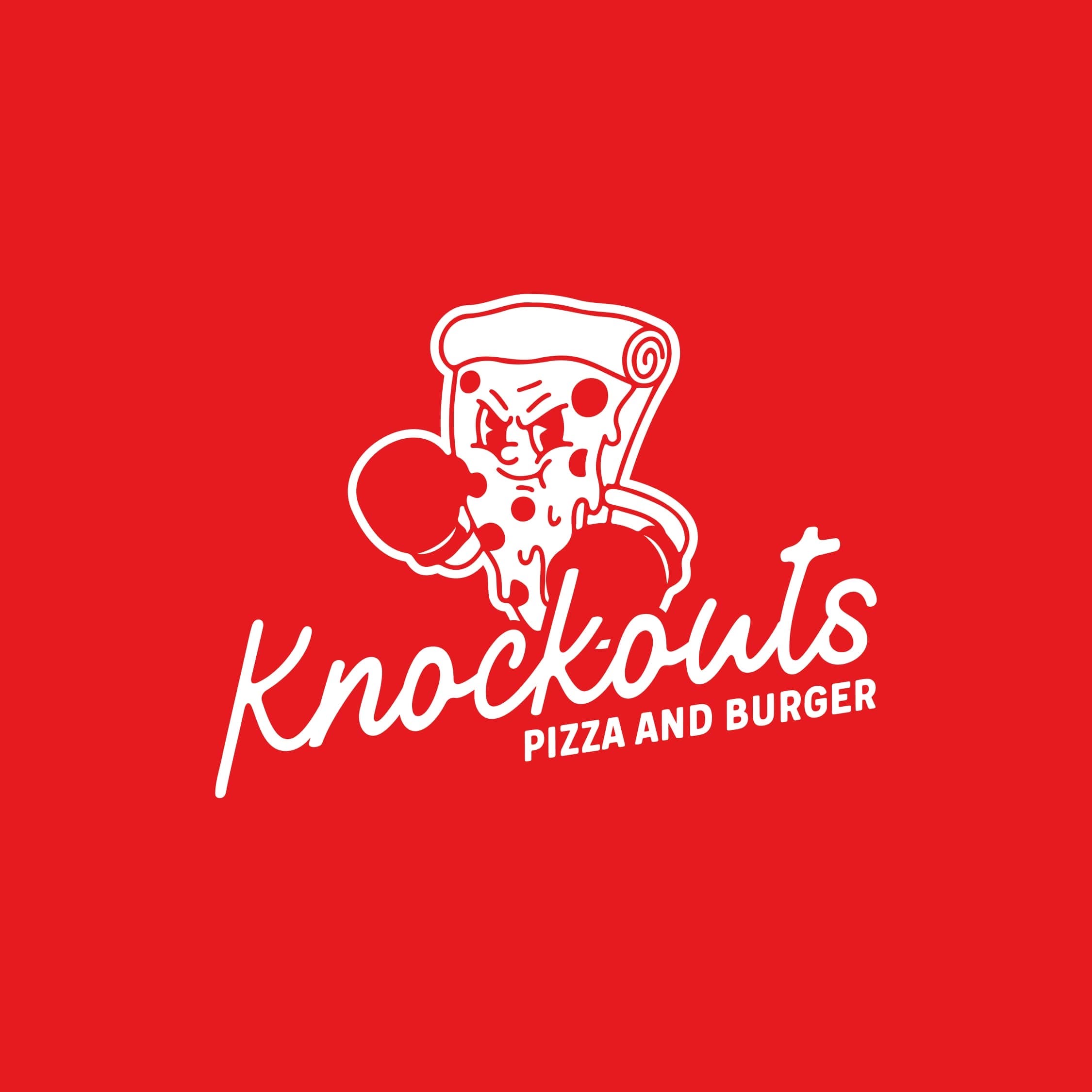 Knockouts Pizza & Burger logo