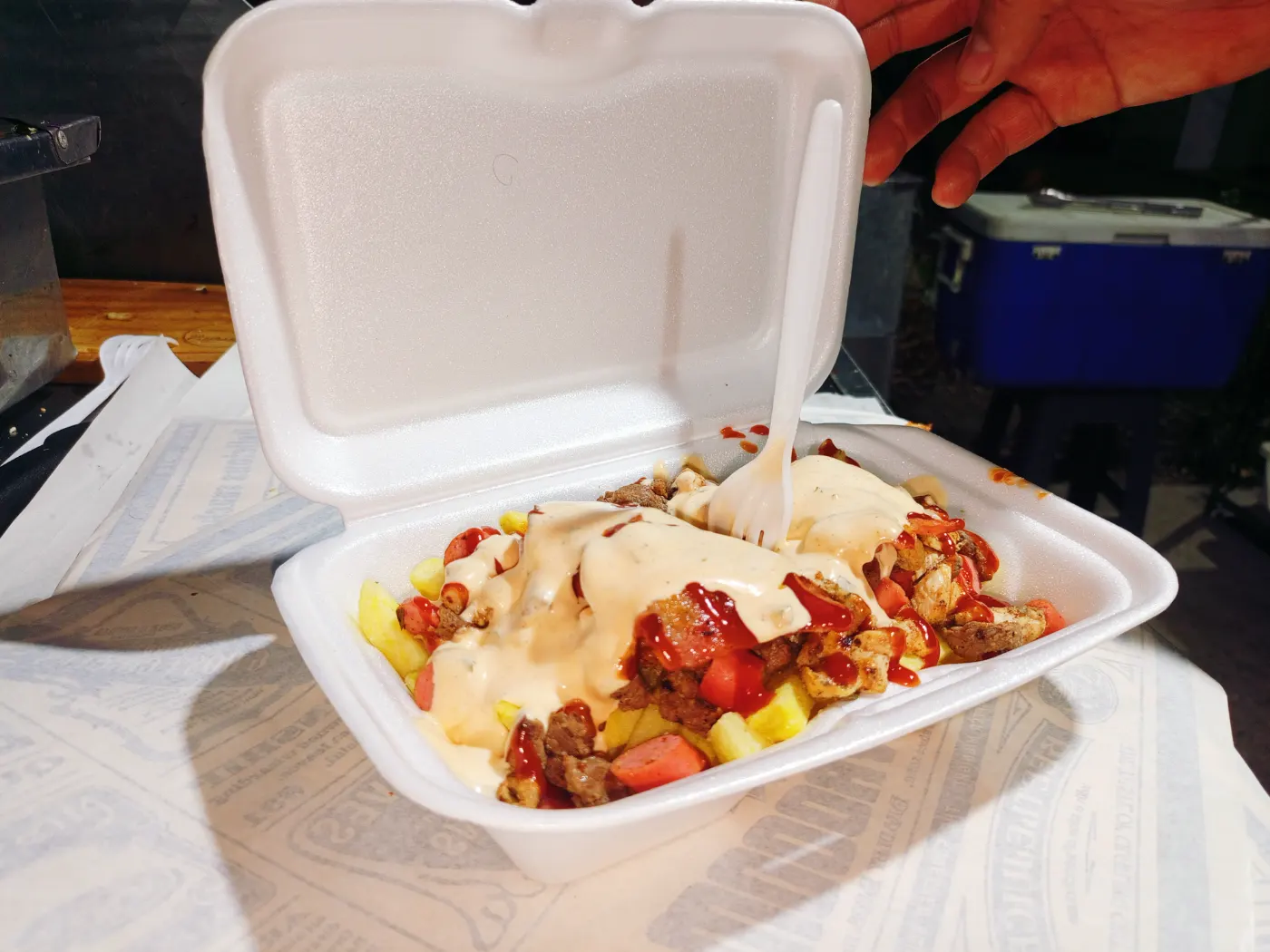 Salchipapa Especial