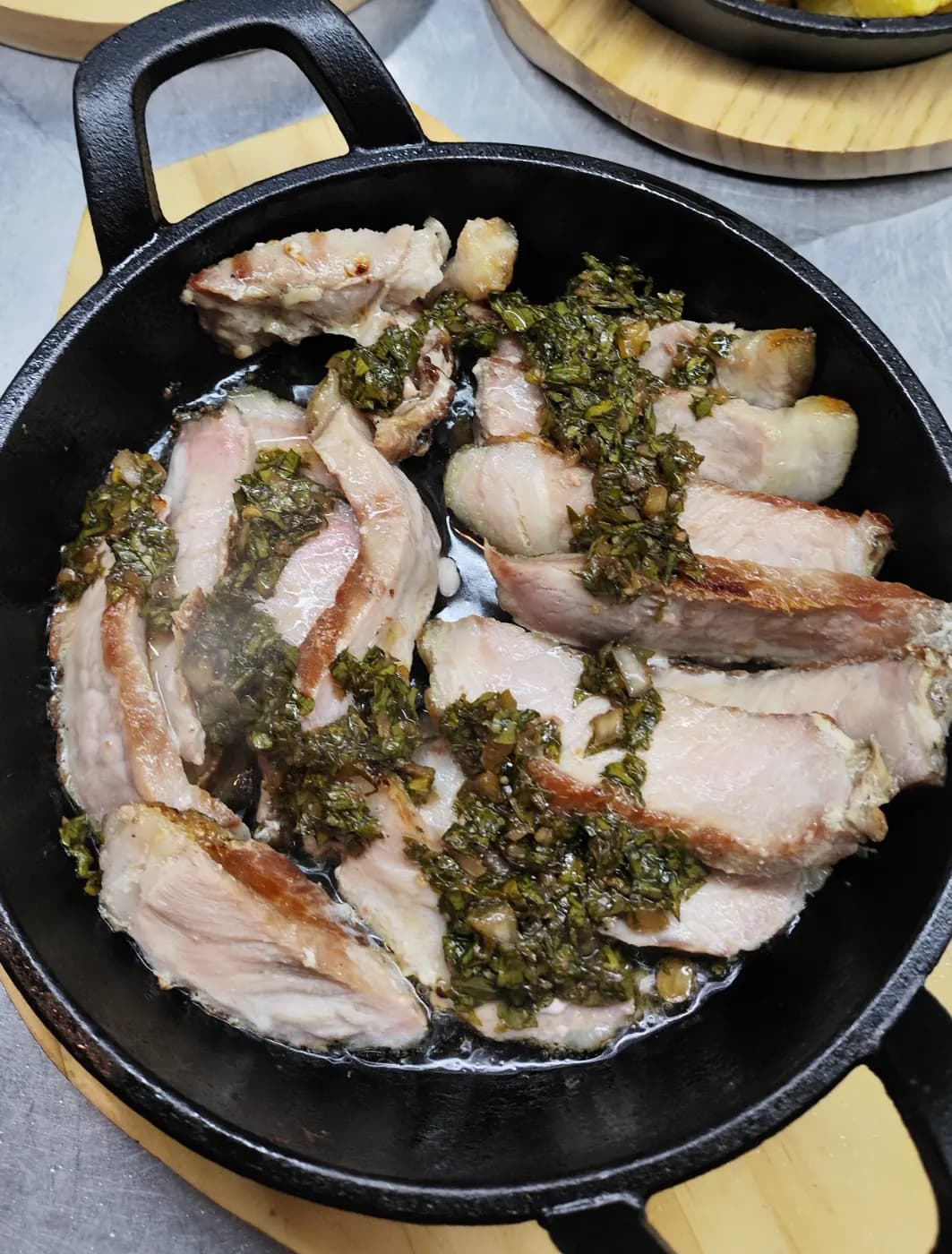 Lomo de cerdo al grill