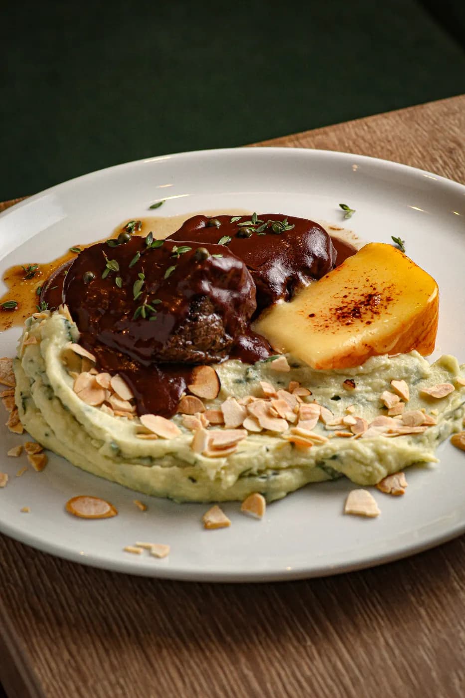 Steak pimienta al chocolate