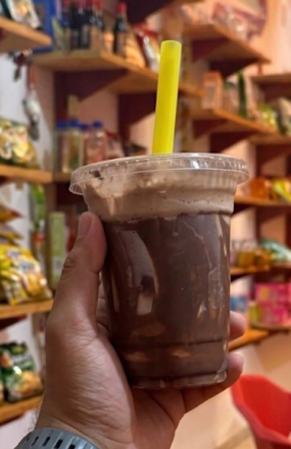 Malteada de chocolate