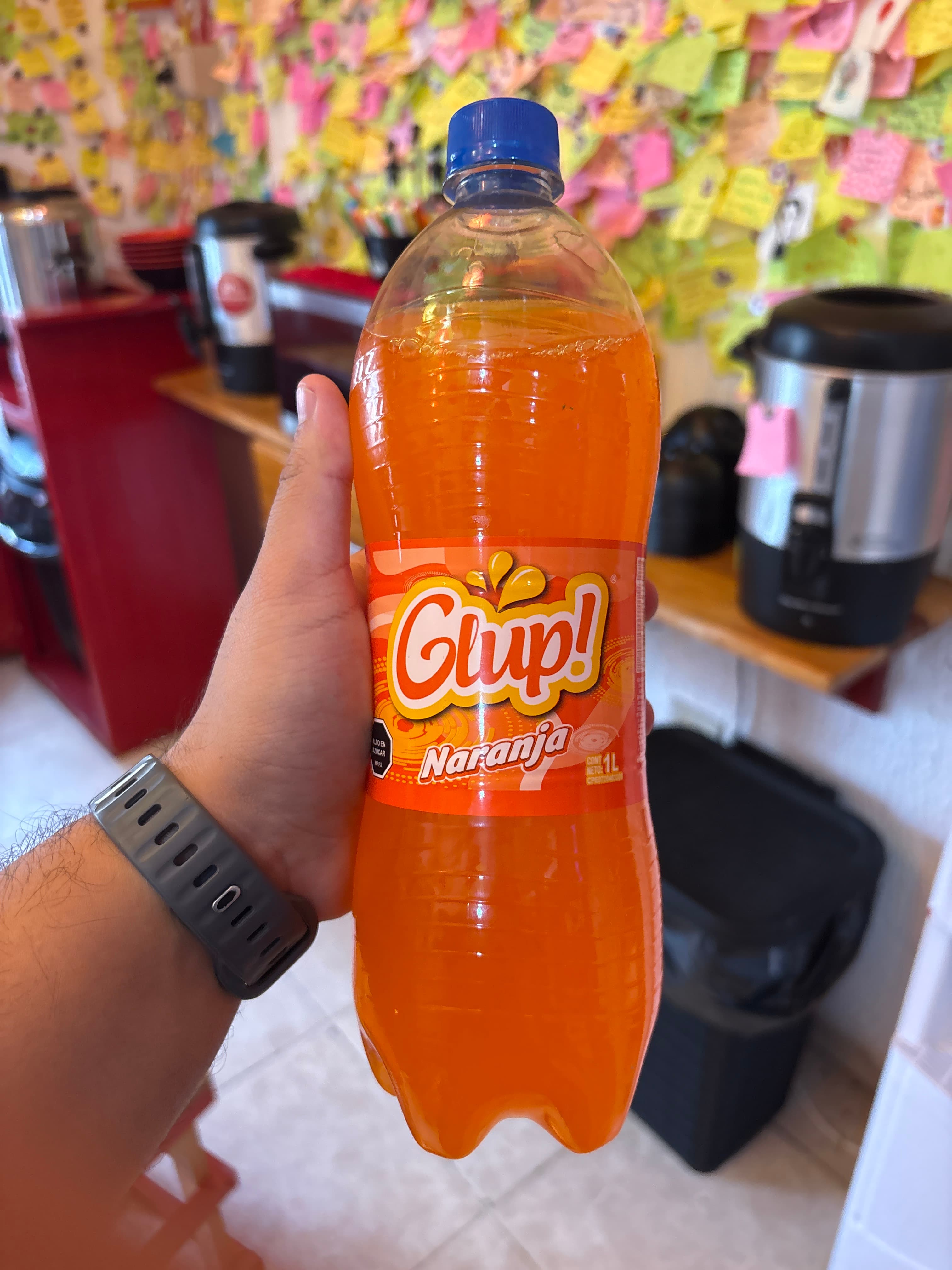 Refresco nacional glup naranja 1l