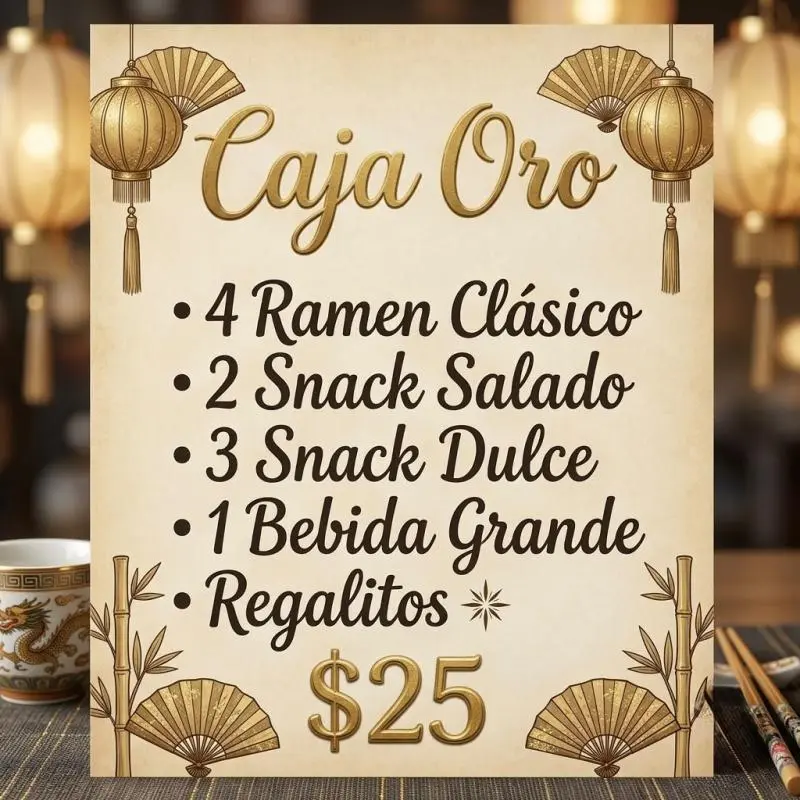 Caja Sorpresa oro