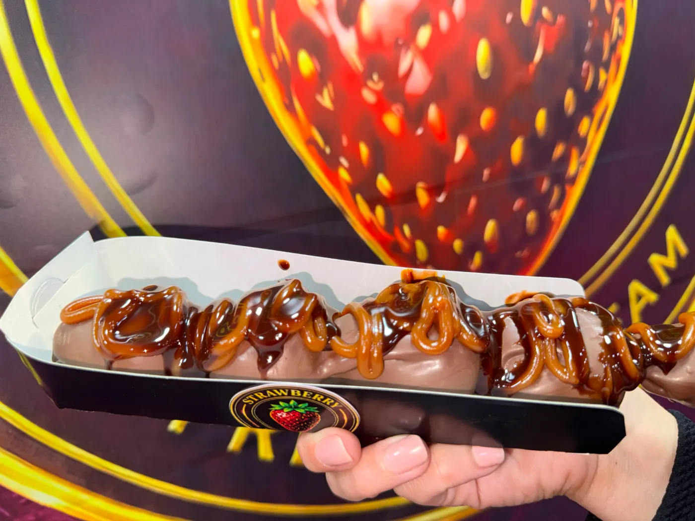 Pinchos de fresa