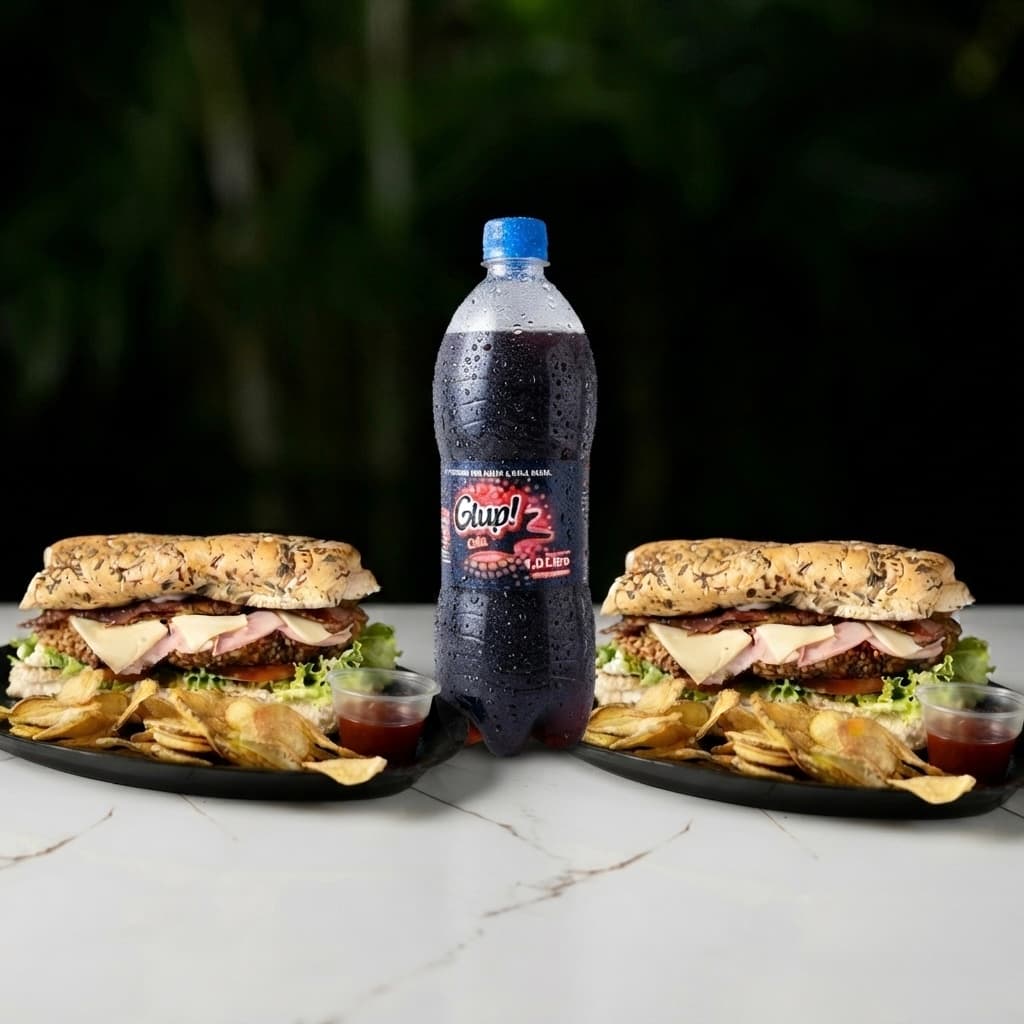 2 Granjeros + refresco (combo)