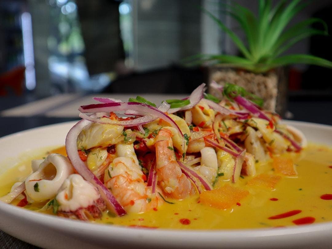 Ceviche con ají amarillo