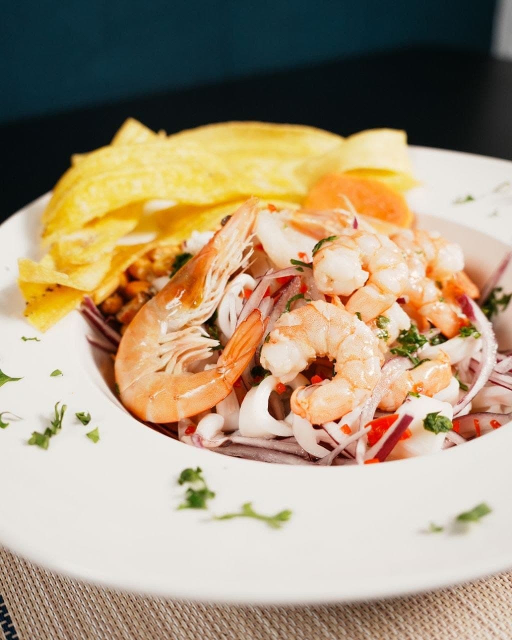 Ceviche de mariscos mixtos