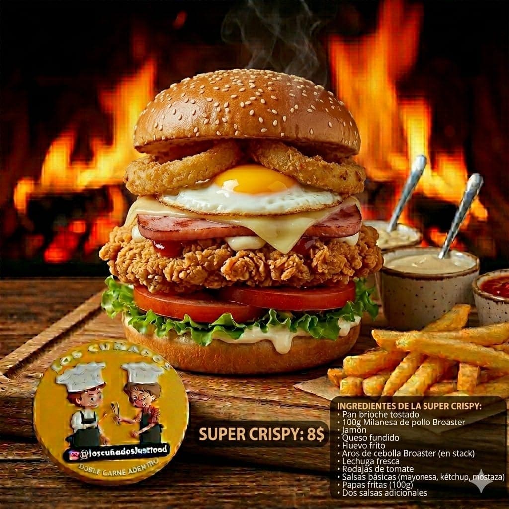 Hamburguesa Super Crispy