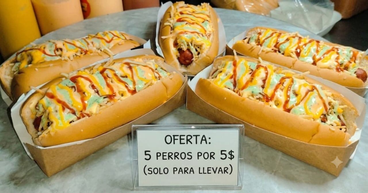 Combo de 5 Perros Calientes