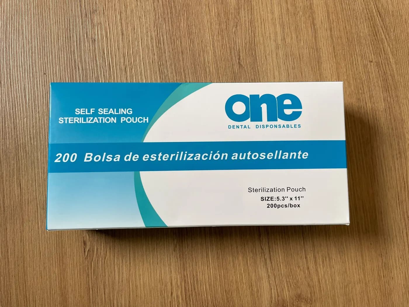 Caja de bolsas de esterilizar — 200 unidades